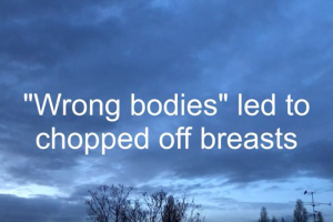 "Wrong bodies" led to chopped off breasts – Still des Videos "The Emperor has no cloths"